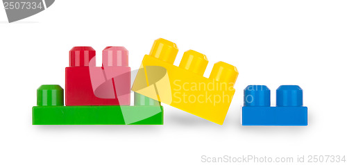 Image of Colorful plastic bricks