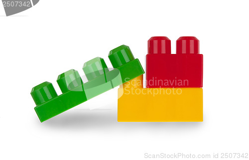 Image of Colorful plastic bricks