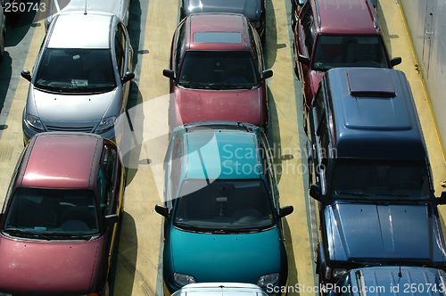Image of Cars in lines