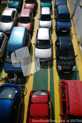 Image of Cars from above