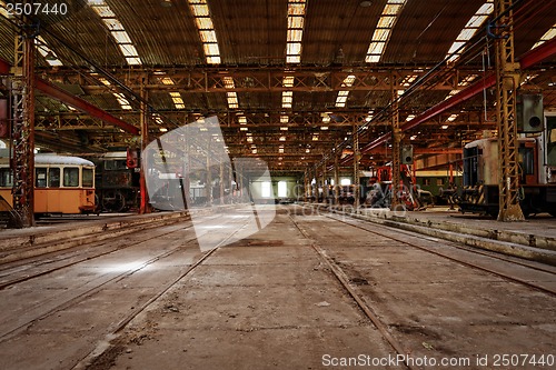 Image of Large industrial hall of a repair station