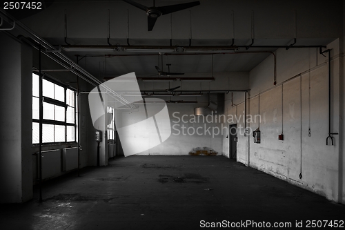 Image of Industrial interior of an old factory