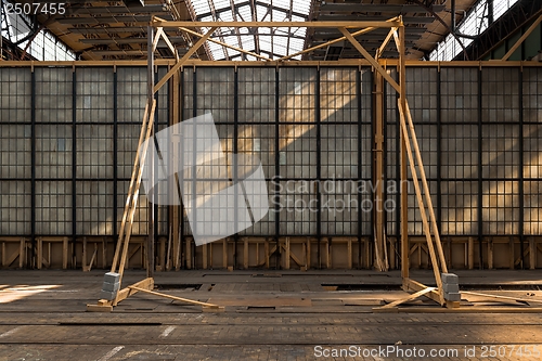 Image of Industrial interior of an old factory