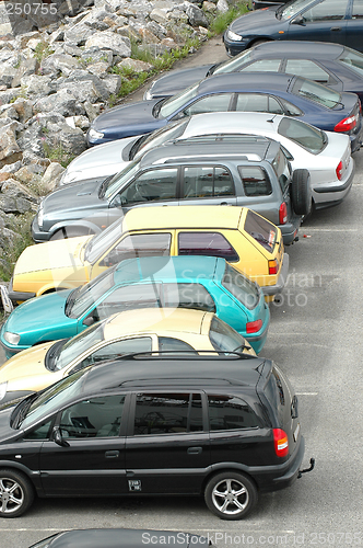 Image of Parked cars