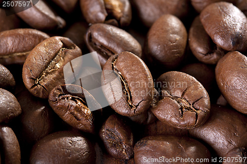 Image of roasted coffee beans