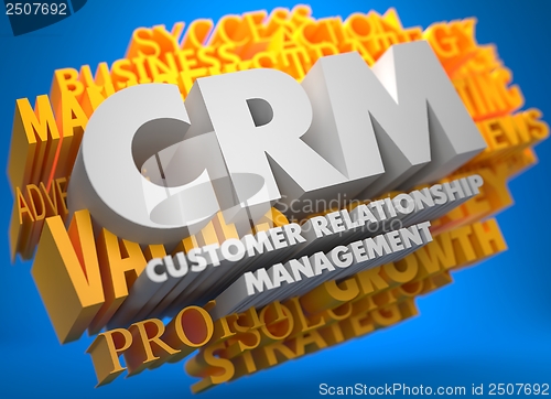 Image of CRM. Business Concept.