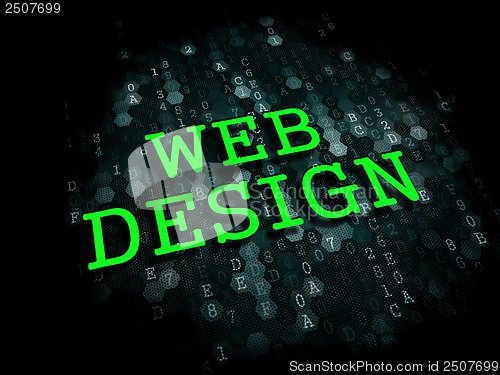 Image of Web Design. Internet Concept.