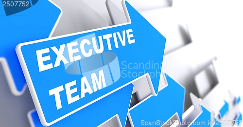 Image of Executive Team on Blue Arrow.