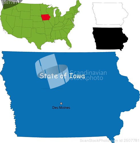 Image of Iowa map