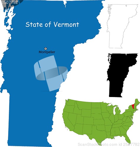 Image of Vermont map