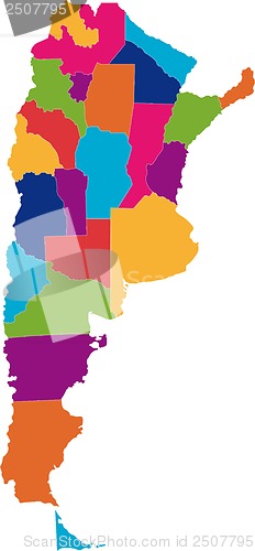 Image of Argentina map