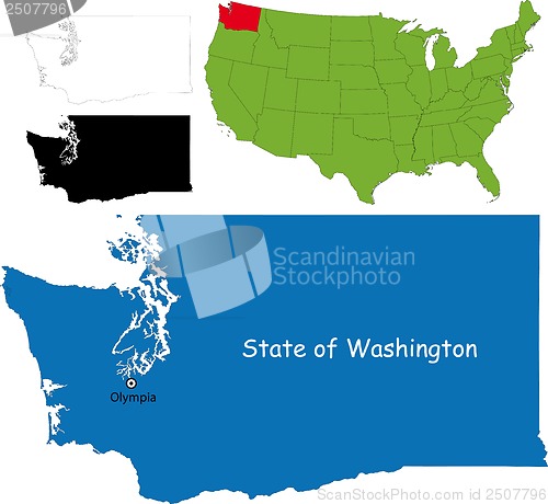 Image of Washington map