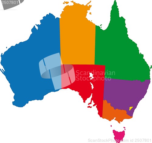 Image of Australia map