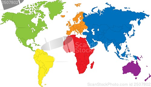 Image of World map