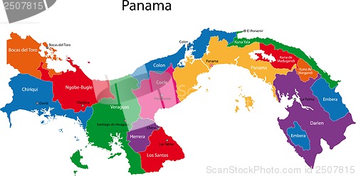 Image of Panama map