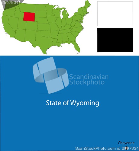 Image of Wyoming map