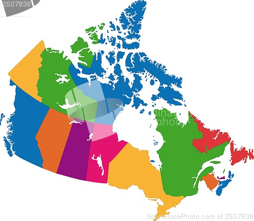 Image of Canada map