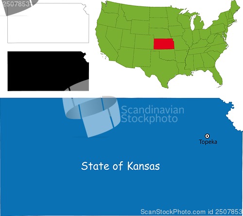 Image of Kansas map