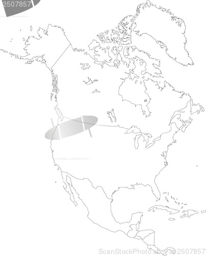 Image of Contour North America