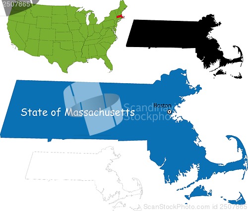 Image of Massachusetts map