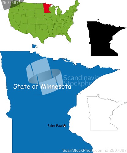 Image of Minnesota map