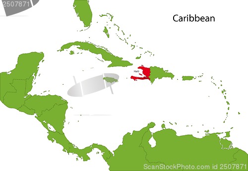 Image of Haiti map