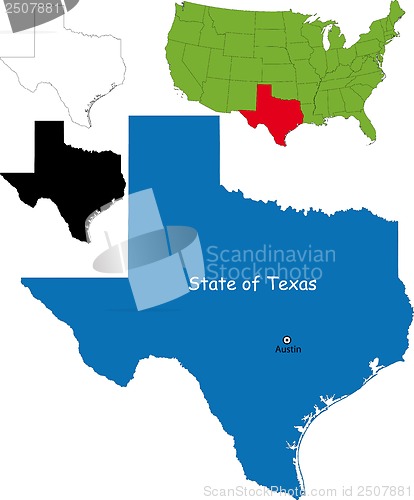 Image of Texas map