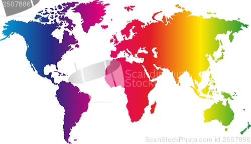 Image of World map