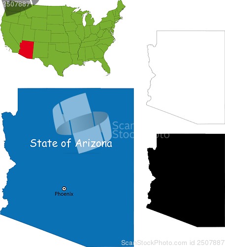 Image of Arizona map