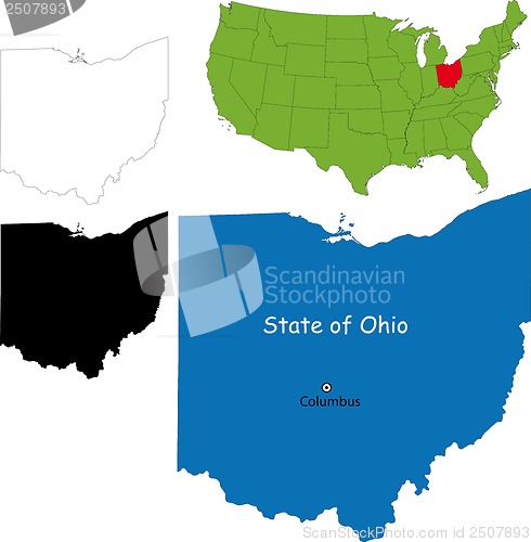 Image of Ohio map