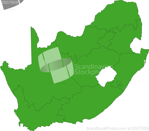 Image of South Africa map