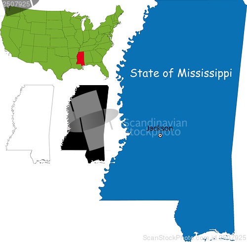 Image of Mississippi map