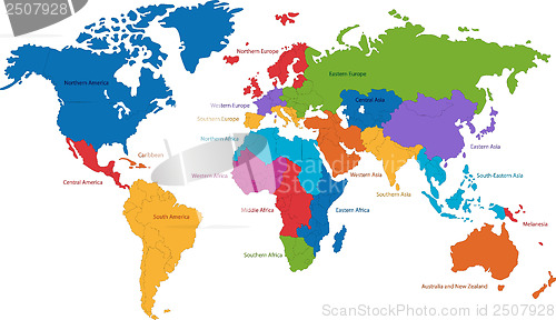 Image of World map