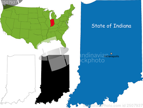 Image of Indiana map