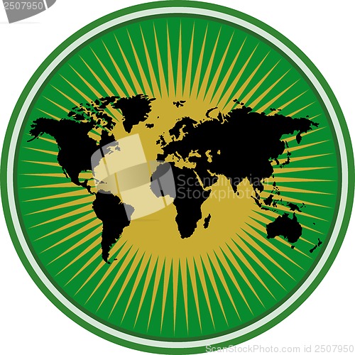 Image of Abstract World map