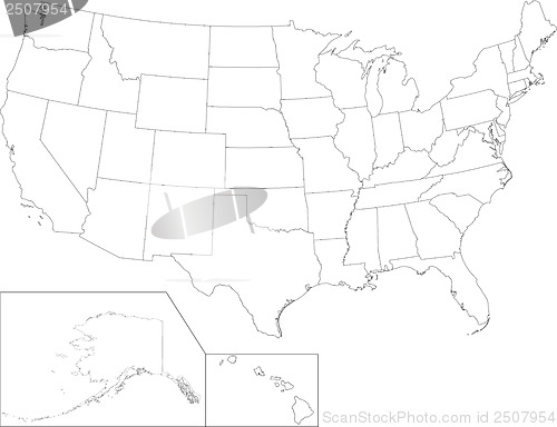 Image of USA map