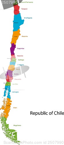 Image of Chile map