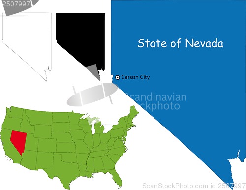 Image of Nevada map