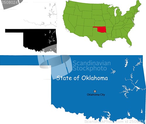 Image of Oklahoma map