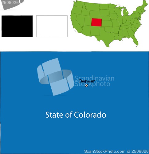 Image of Colorado map