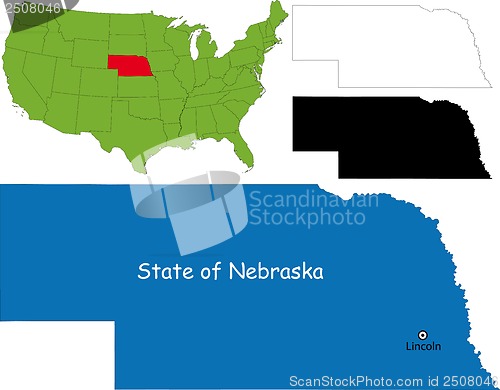 Image of Nebraska map