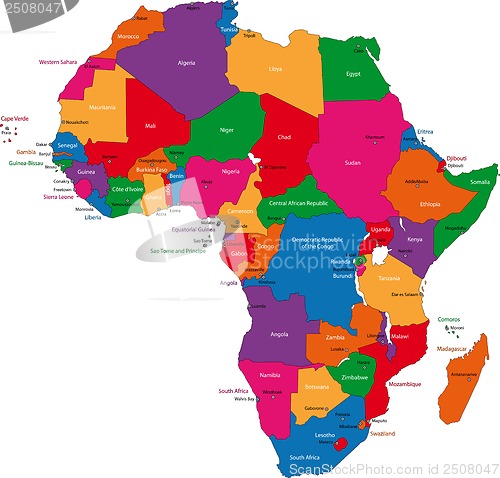 Image of Africa map