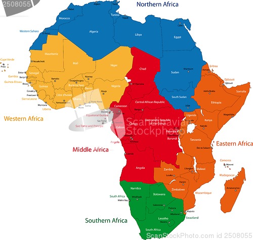 Image of Africa map