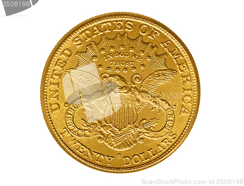 Image of Twenty dollars gold coin from 1882