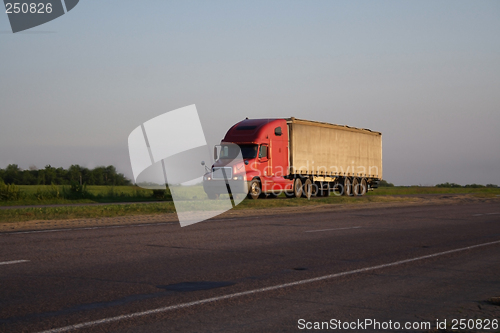 Image of red truck