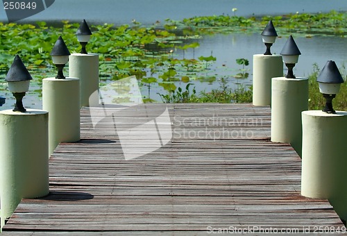 Image of Wooden jetty