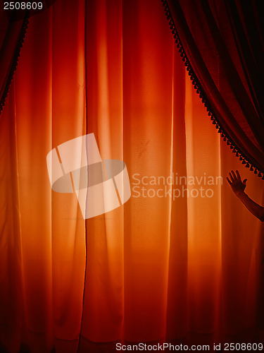 Image of Behind the curtain