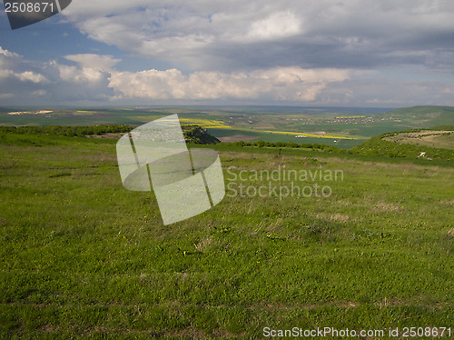 Image of Green fields and horizons