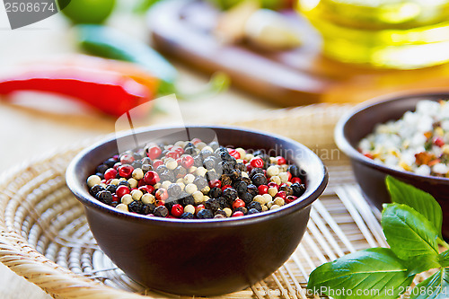 Image of Colourful dried pepper