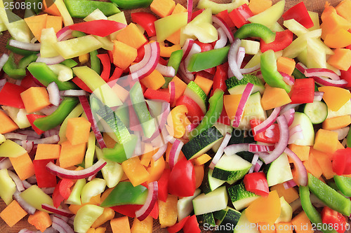 Image of Diced vegetables